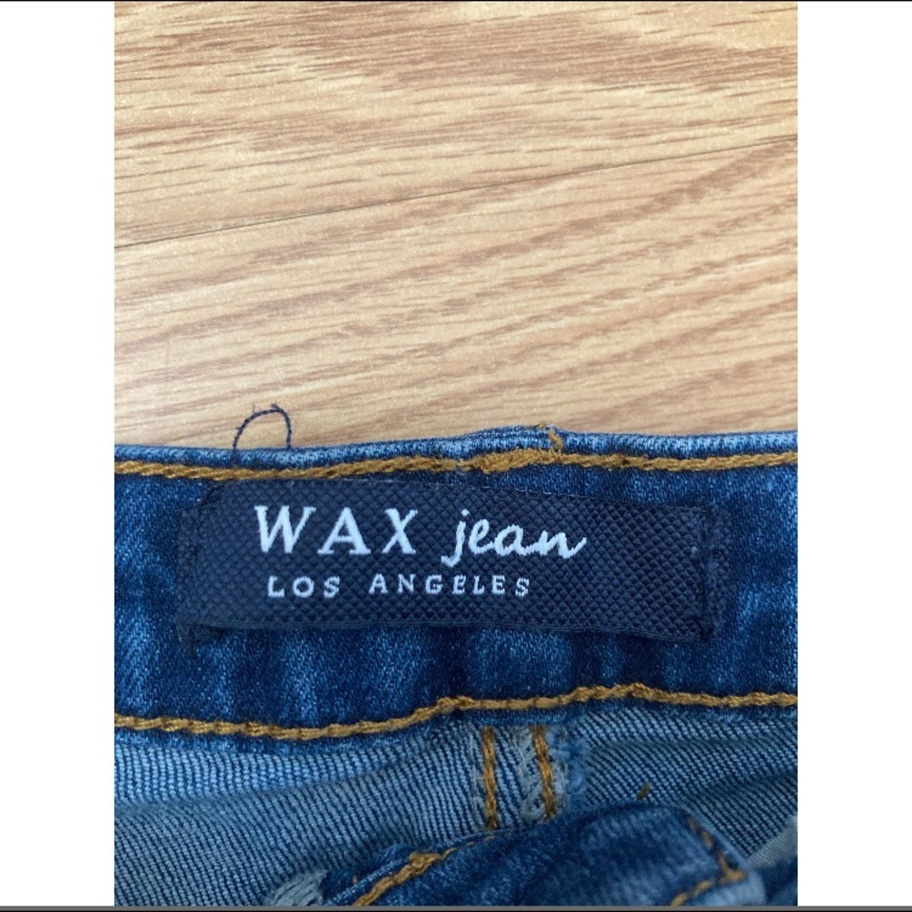 DARK BLUE DENIM SKIRT - Picture 5 of 6